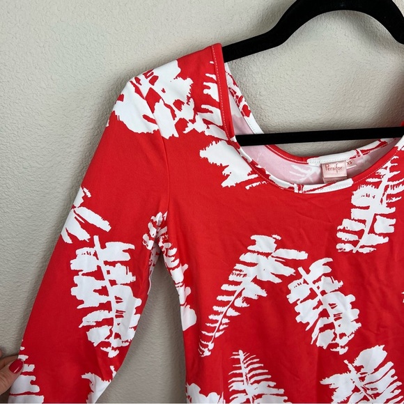 New Persifor Kilpatrick Dress Fiddlehead Cayenne Red NWT - Picture 3 of 9